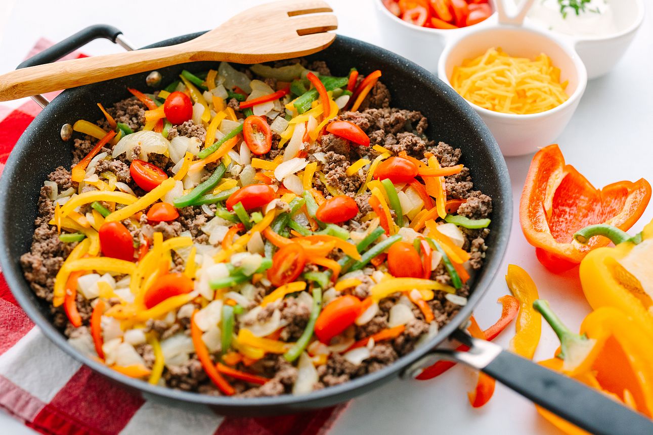 Easy Hearty Ground Beef Stir Fry
