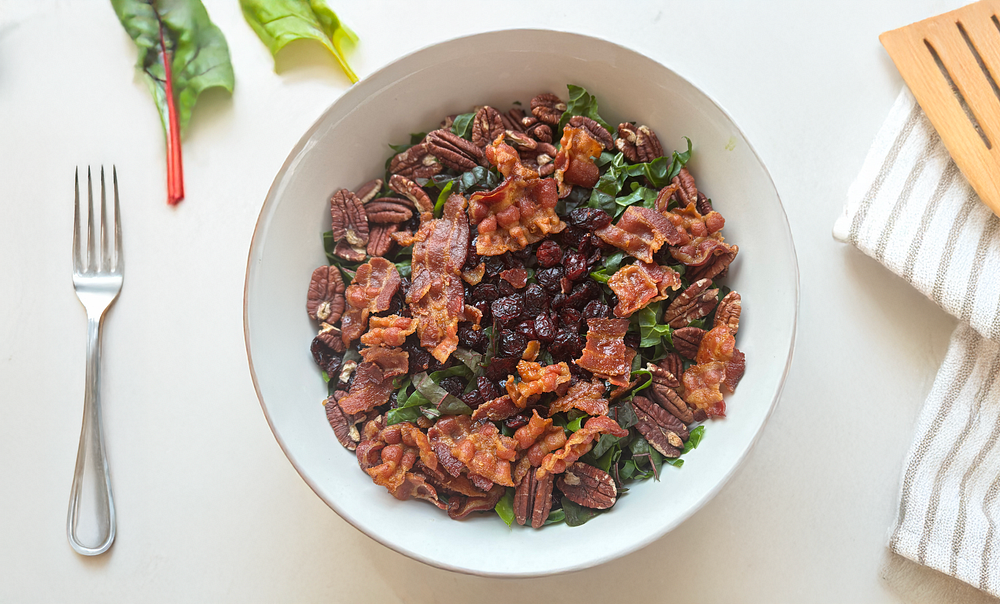 Swiss Chard Wilted Salad