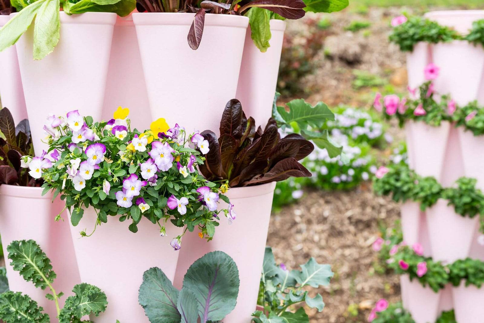Cherry-Blossom GreenStalk Garden