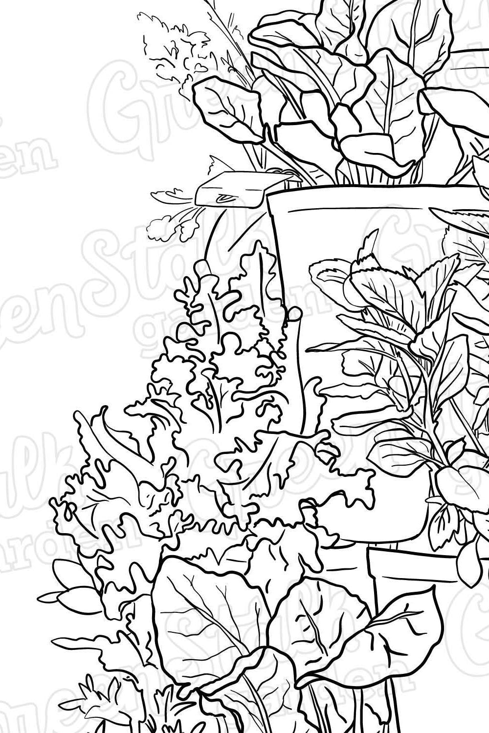 Gardeners' Coloring Book | Digital Download 