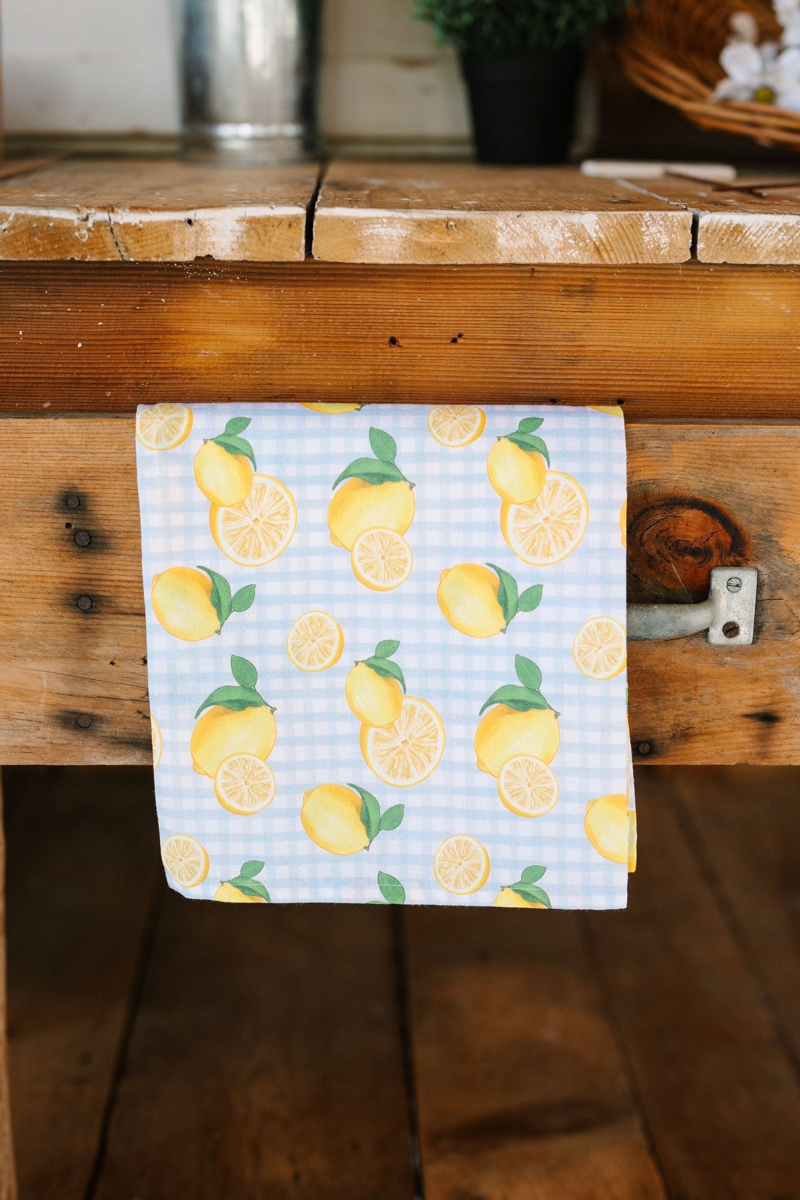 GreenStalk Lemon Print Sourdough Towel 