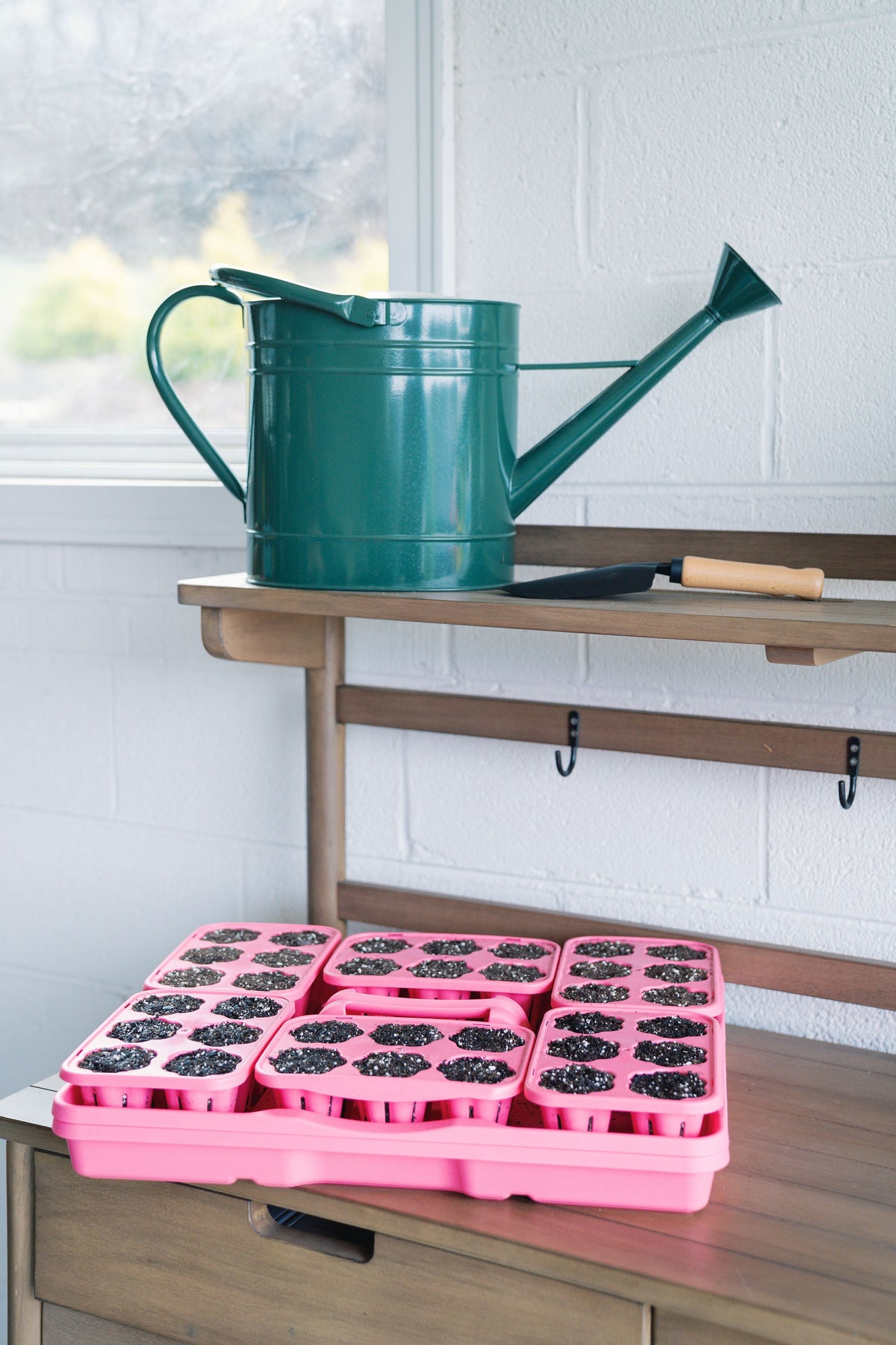 GreenStalk Seed Starter Kit with Domes | Strawberry Pink 
