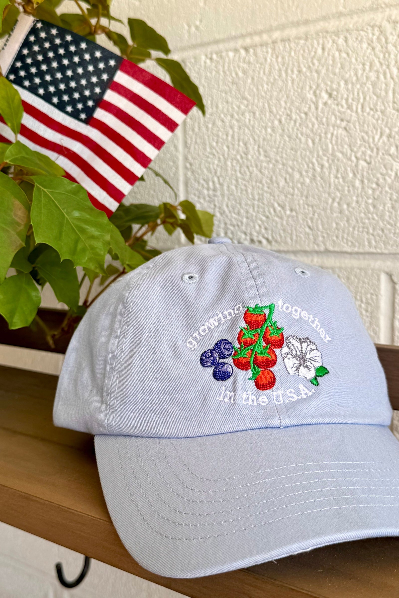 Embroidered Growing Together Baseball Cap 