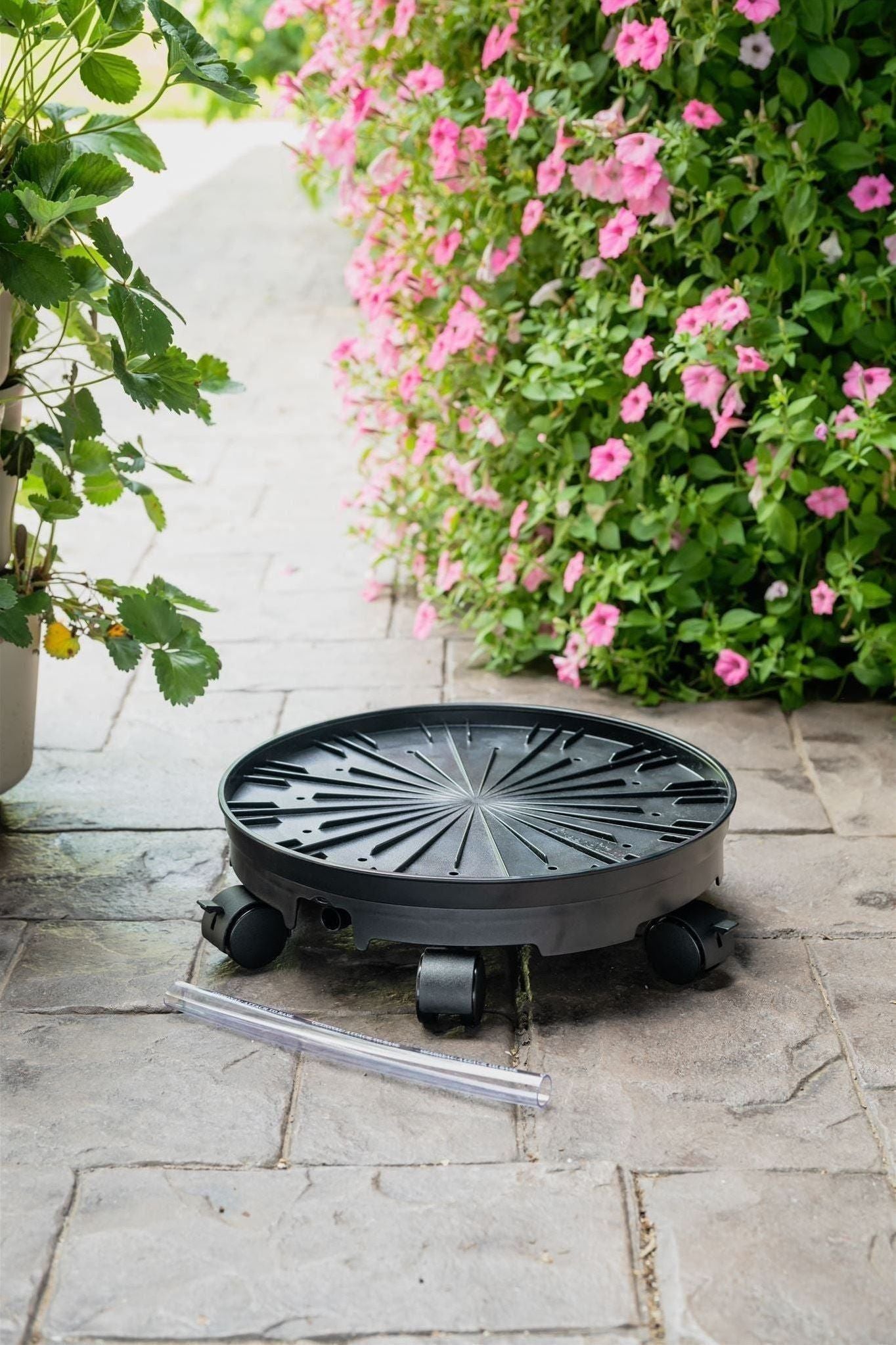 wheelbase for plant pots GreenStalk Ultimate Spinner With Wheel Kit