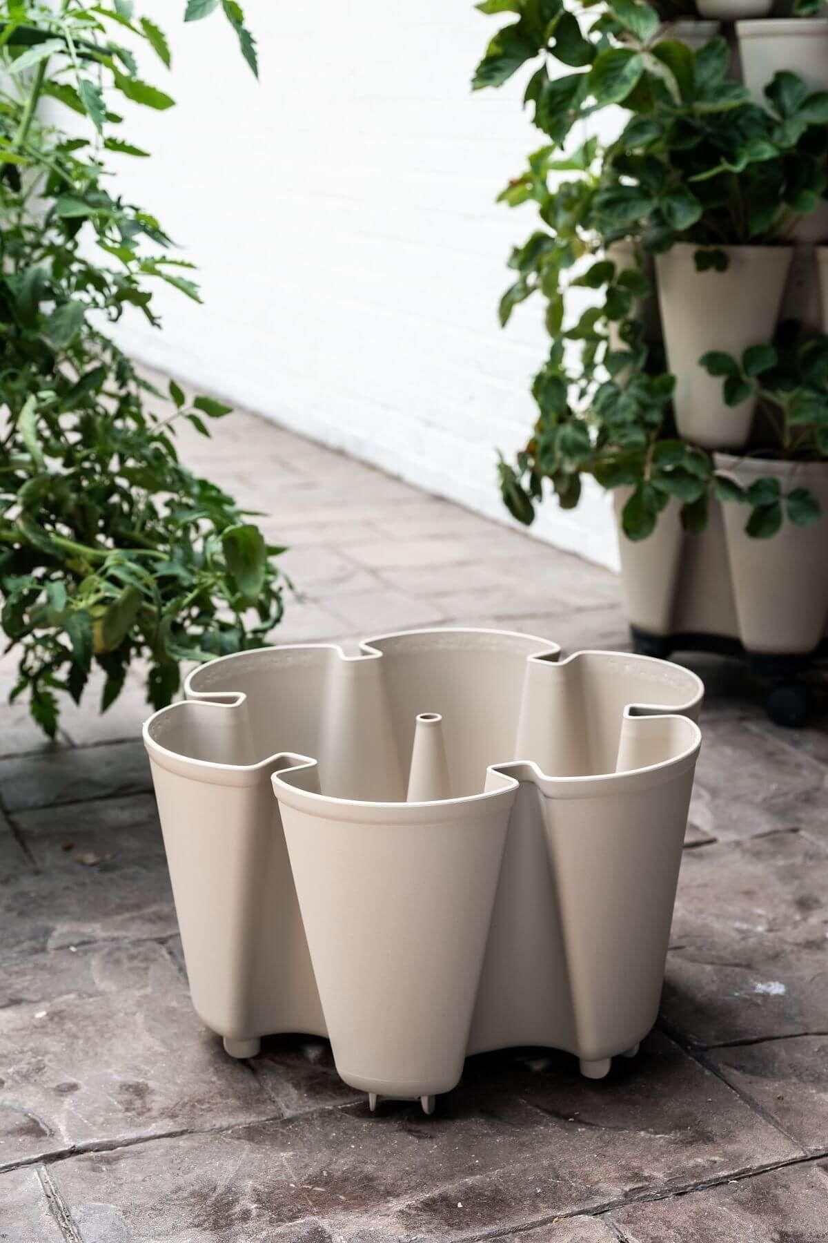worth self watering vertical wall planter Individual Original Planter | Stunning Stone (Basic Texture)