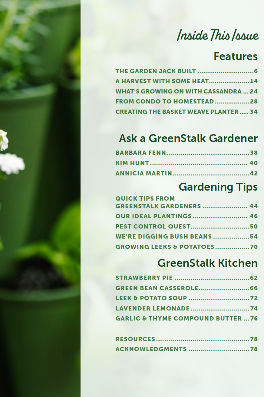 house plant magazine GreenStalk Magazine 2024 | Print Magazine
