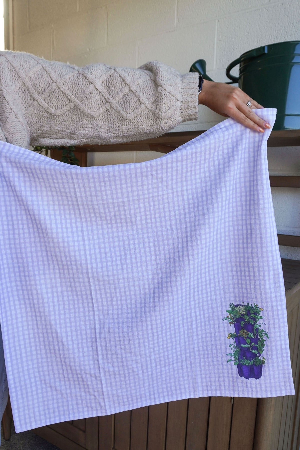 GreenStalk Blackberry Print Sourdough Towel 