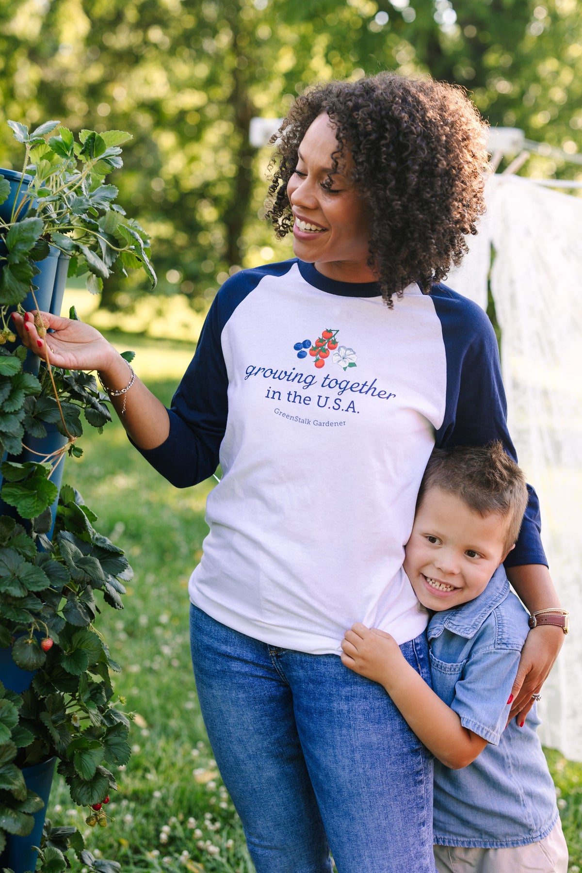 Growing Together Baseball Tee 
