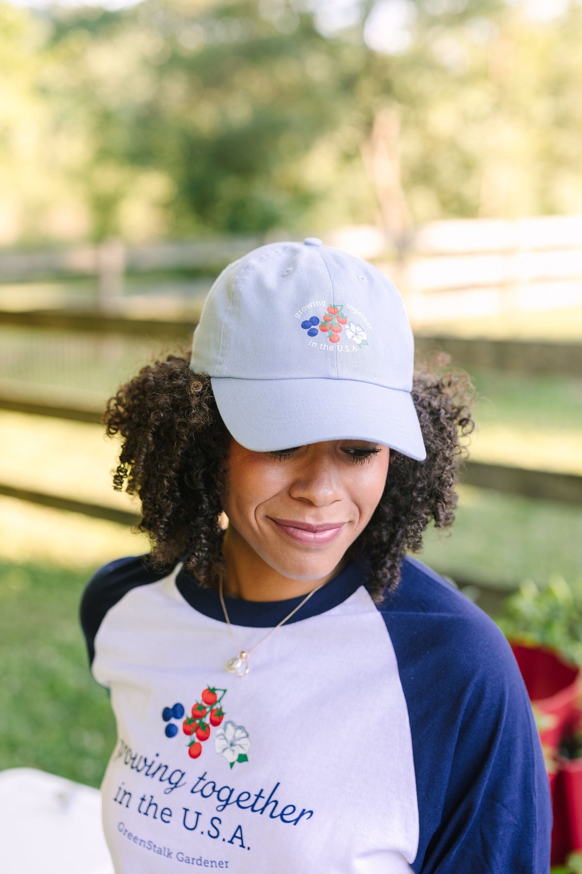 Embroidered Growing Together Baseball Cap 
