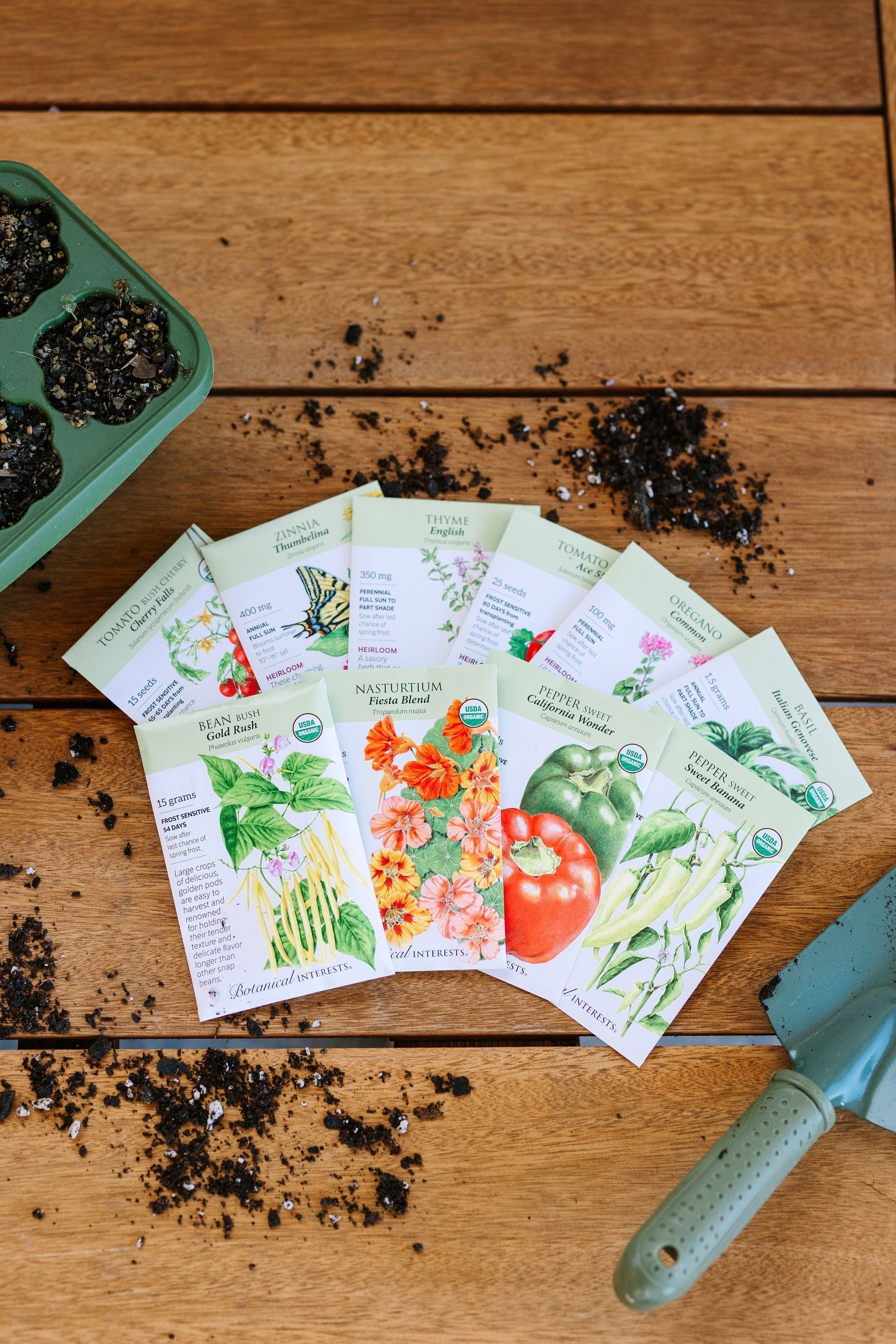 garden seeds organic Organic Warm Weather Seed Bundle