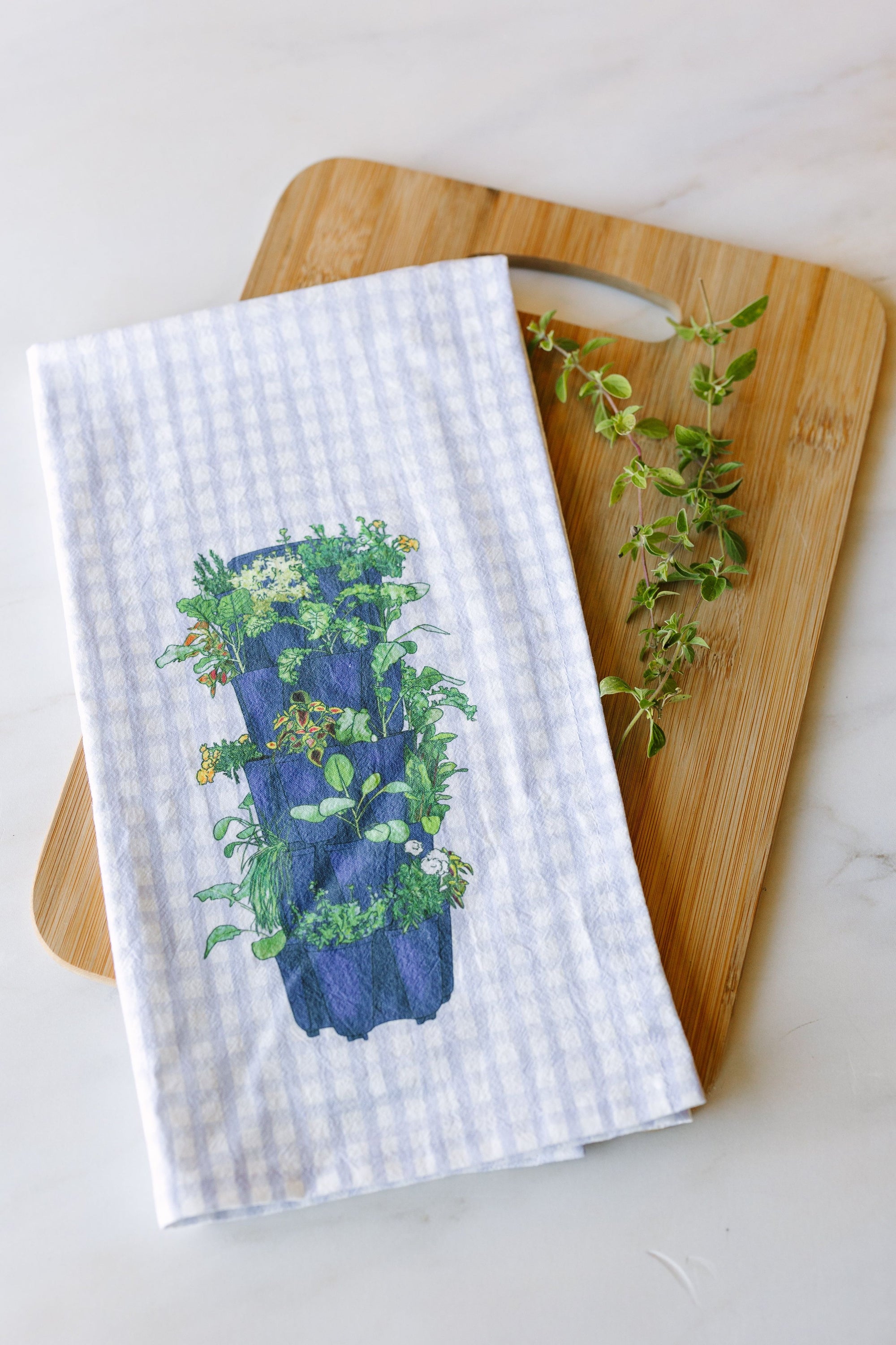 GreenStalk Blackberry Print Sourdough Towel 