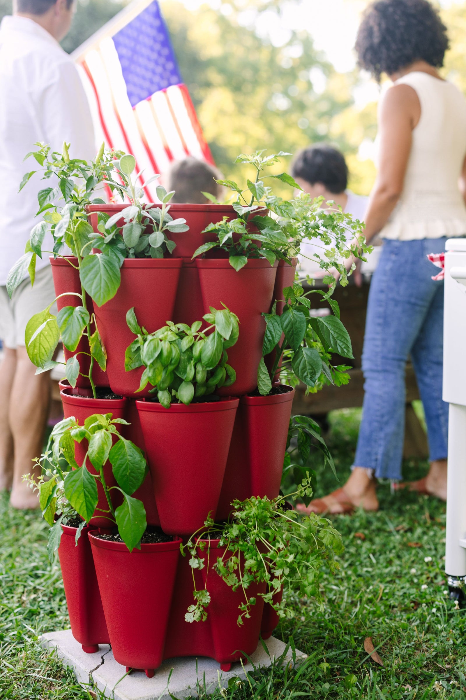 3 Tier GreenStalk Original Vertical Planter | Tomato (Basic Texture) 