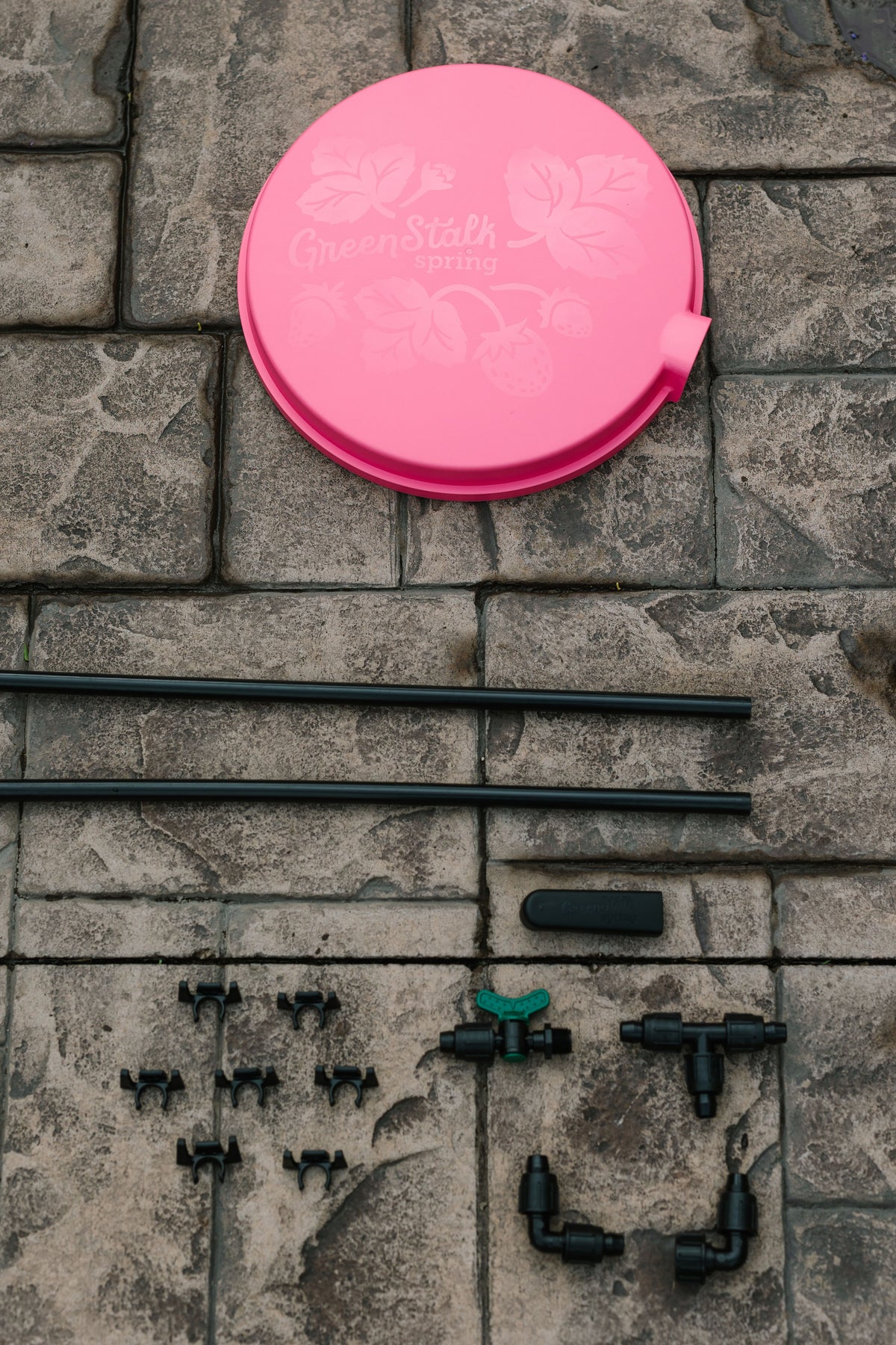 GreenStalk Spring - Watering System | Strawberry Pink