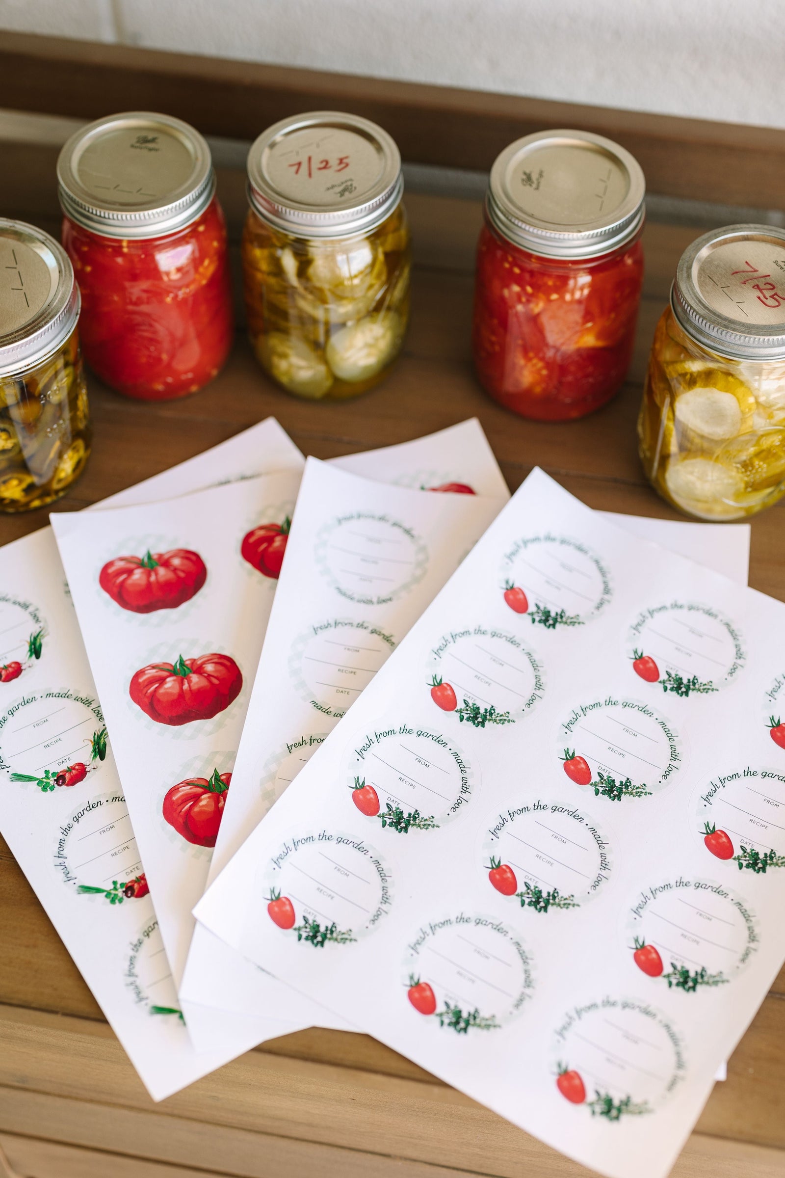 Made With Love Canning Labels - Pack of 96 