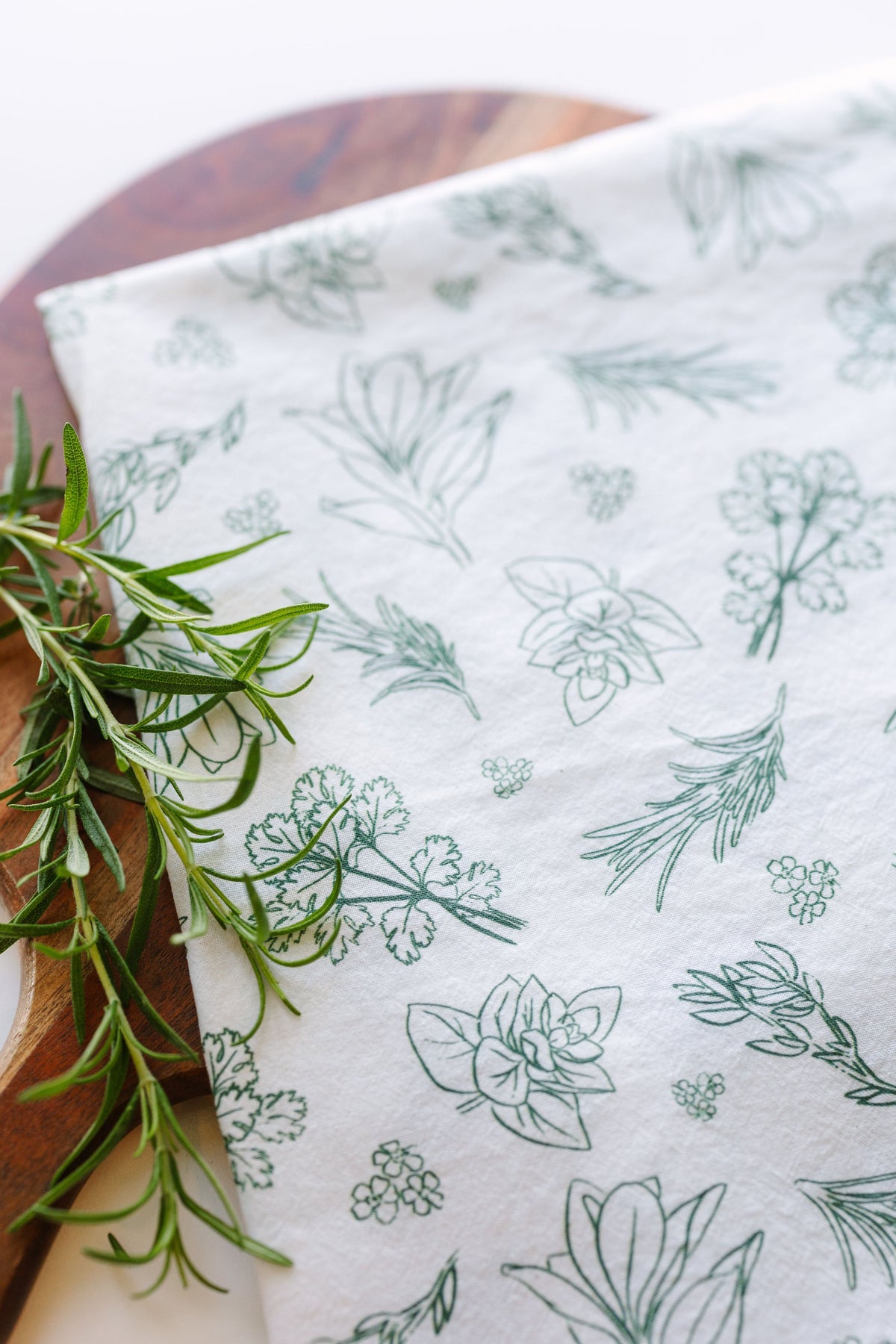 GreenStalk Herb Print Sourdough Towel 