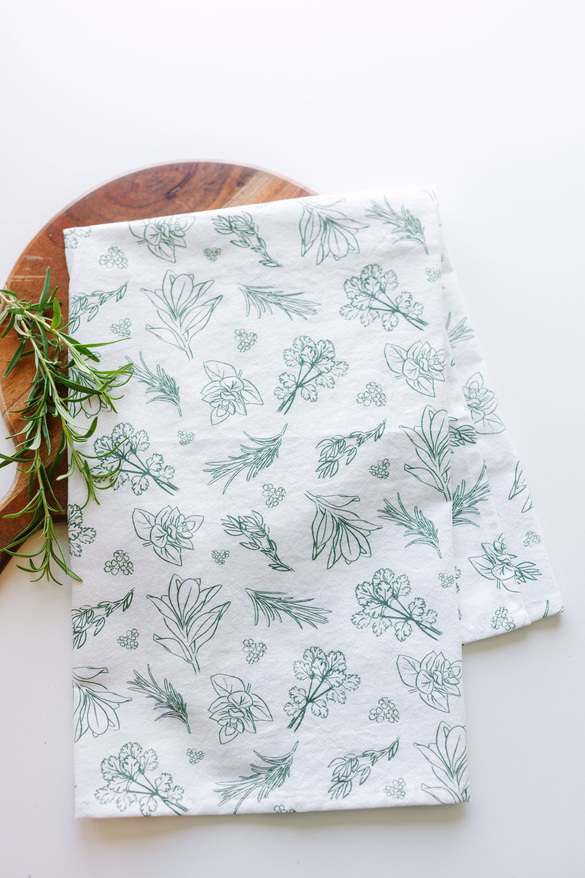GreenStalk Herb Print Sourdough Towel 
