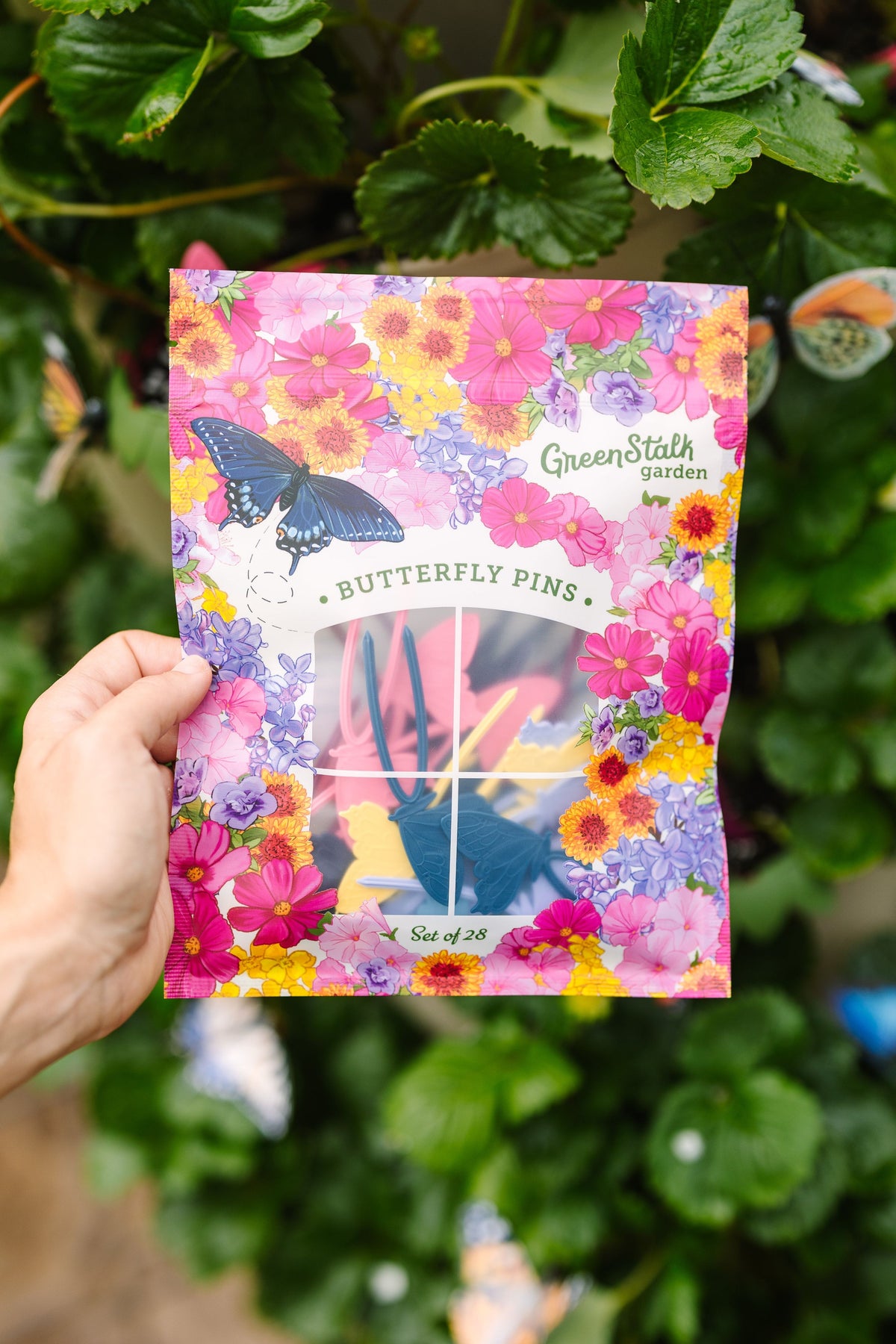 Butterfly Pins - Set of 28 | Multi-Color Pack 