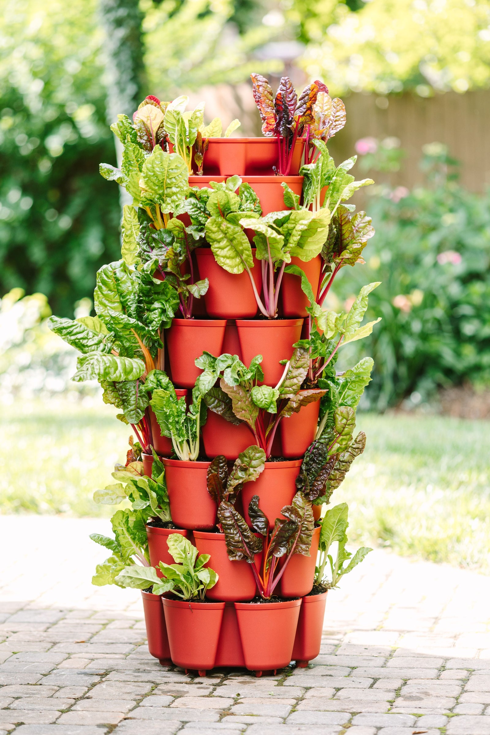 7 Tier GreenStalk Leaf Vertical Planter | Tomato (Basic Texture) 