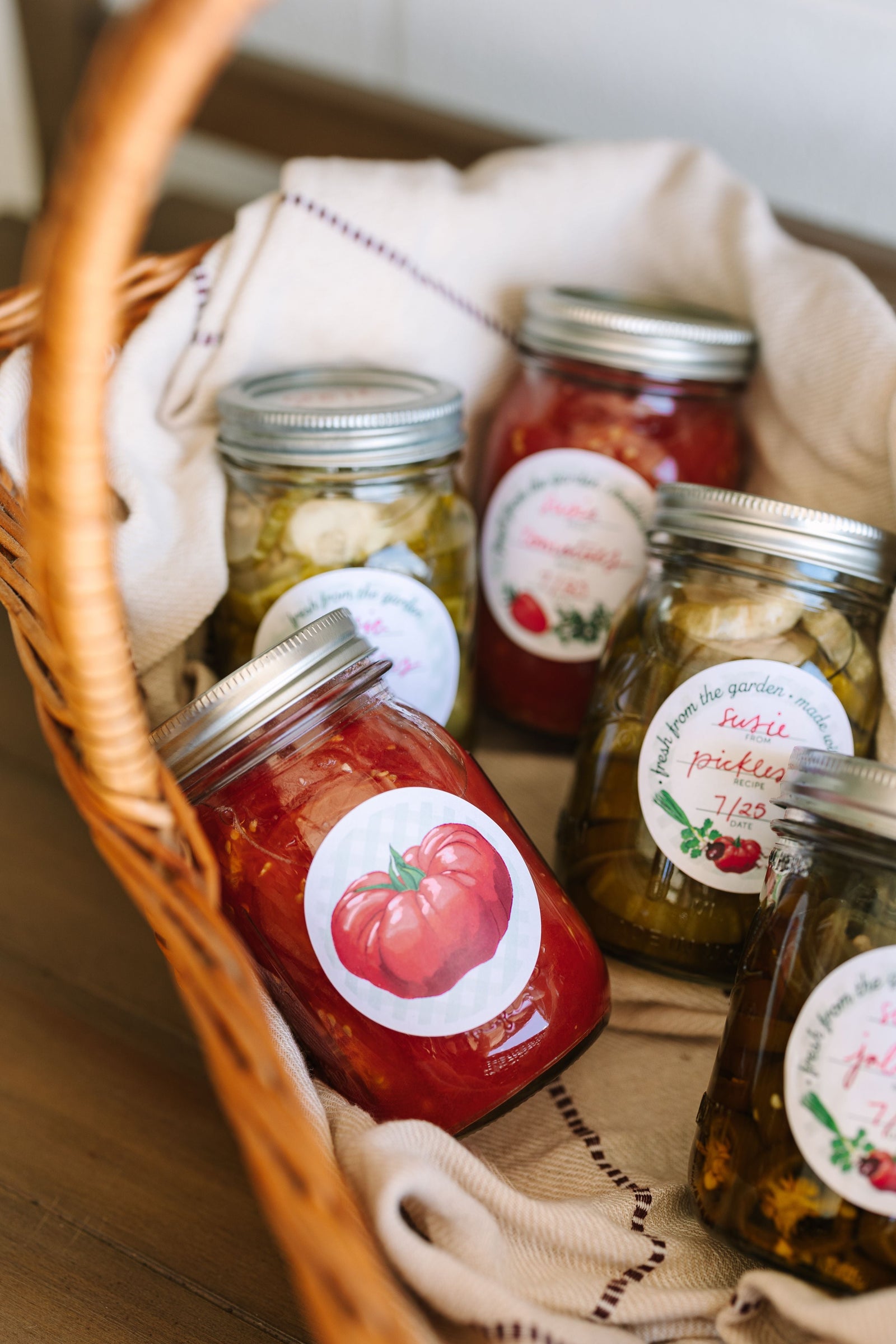 Made With Love Canning Labels - Pack of 96 