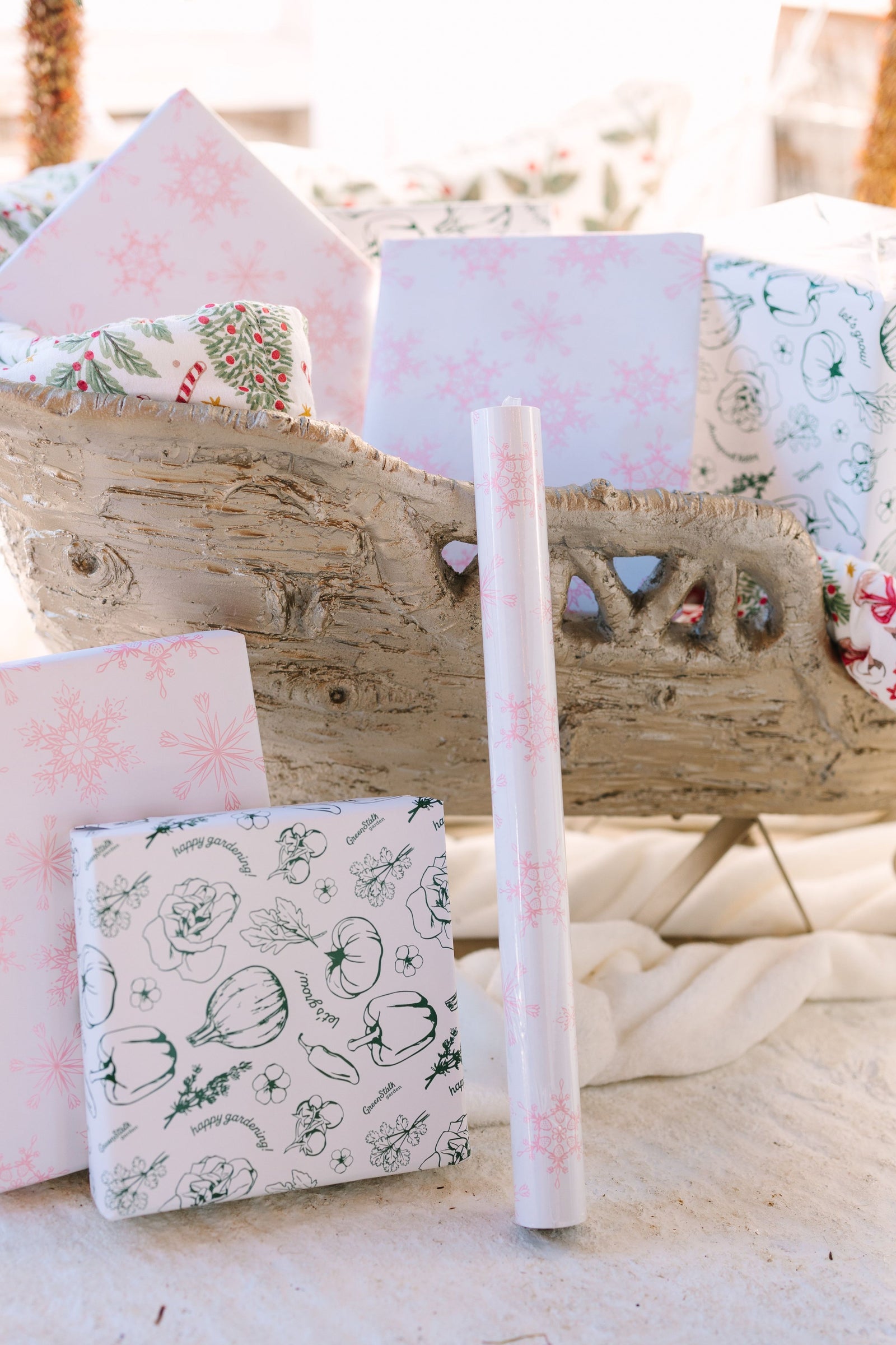 Snowflake Wrapping Paper 