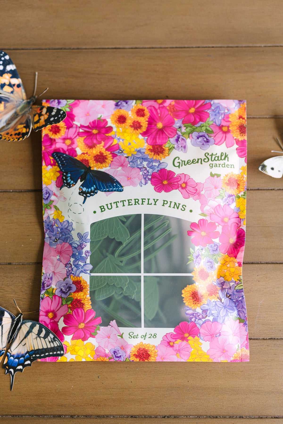 Butterfly Pins - Set of 28 | Evergreen Pack 