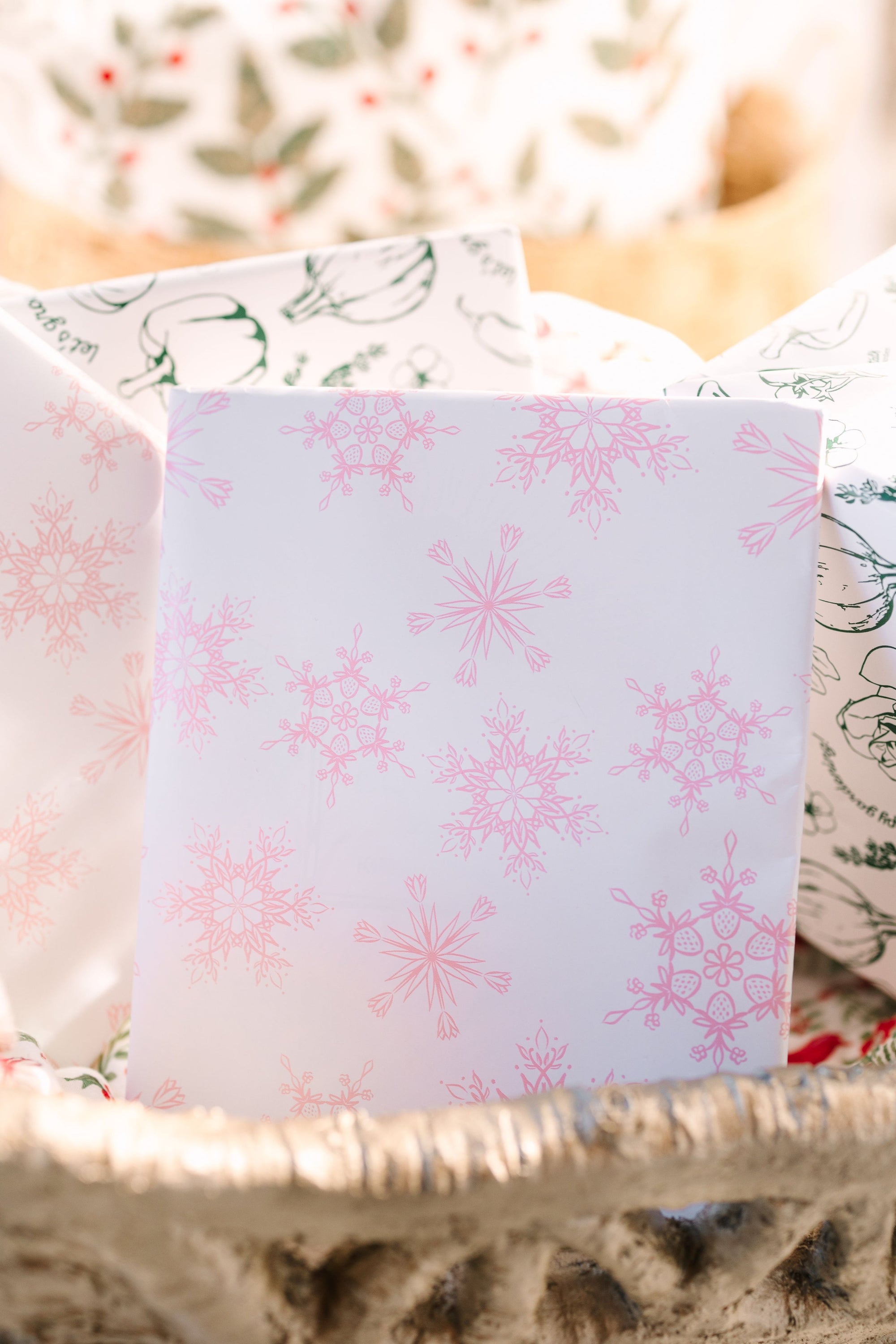 Snowflake Wrapping Paper 