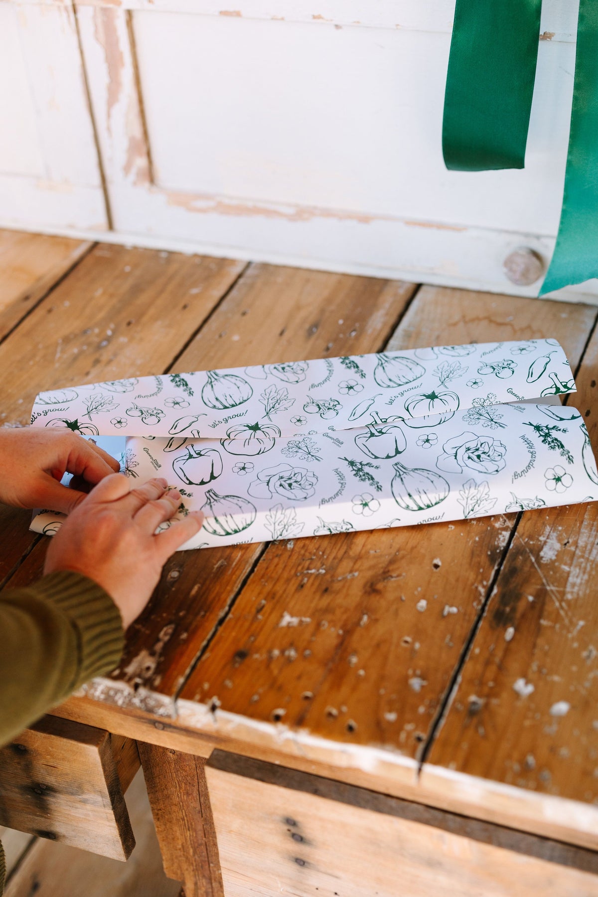 Let's Grow Wrapping Paper 