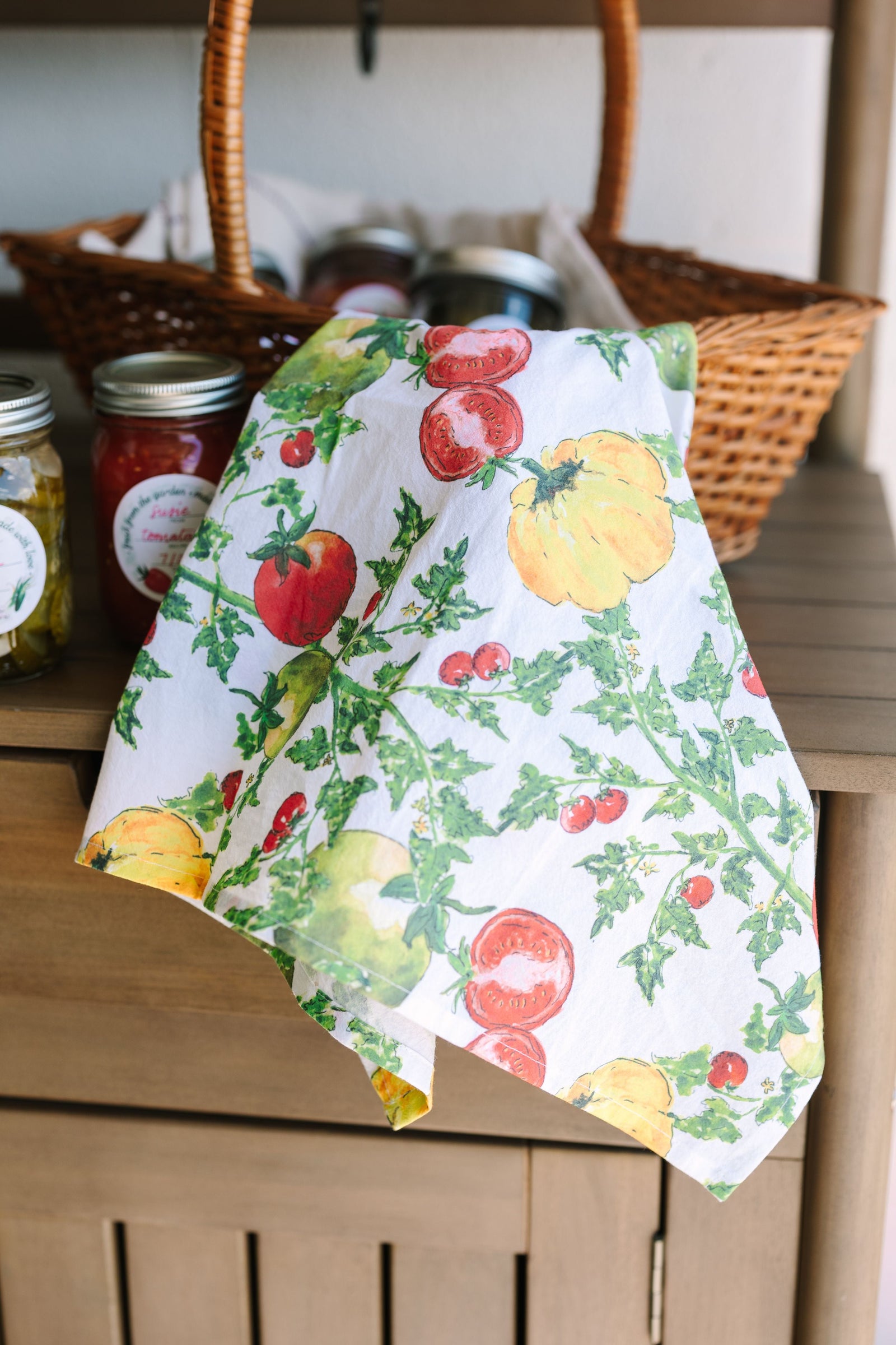 GreenStalk Tomato Print Sourdough Towel 
