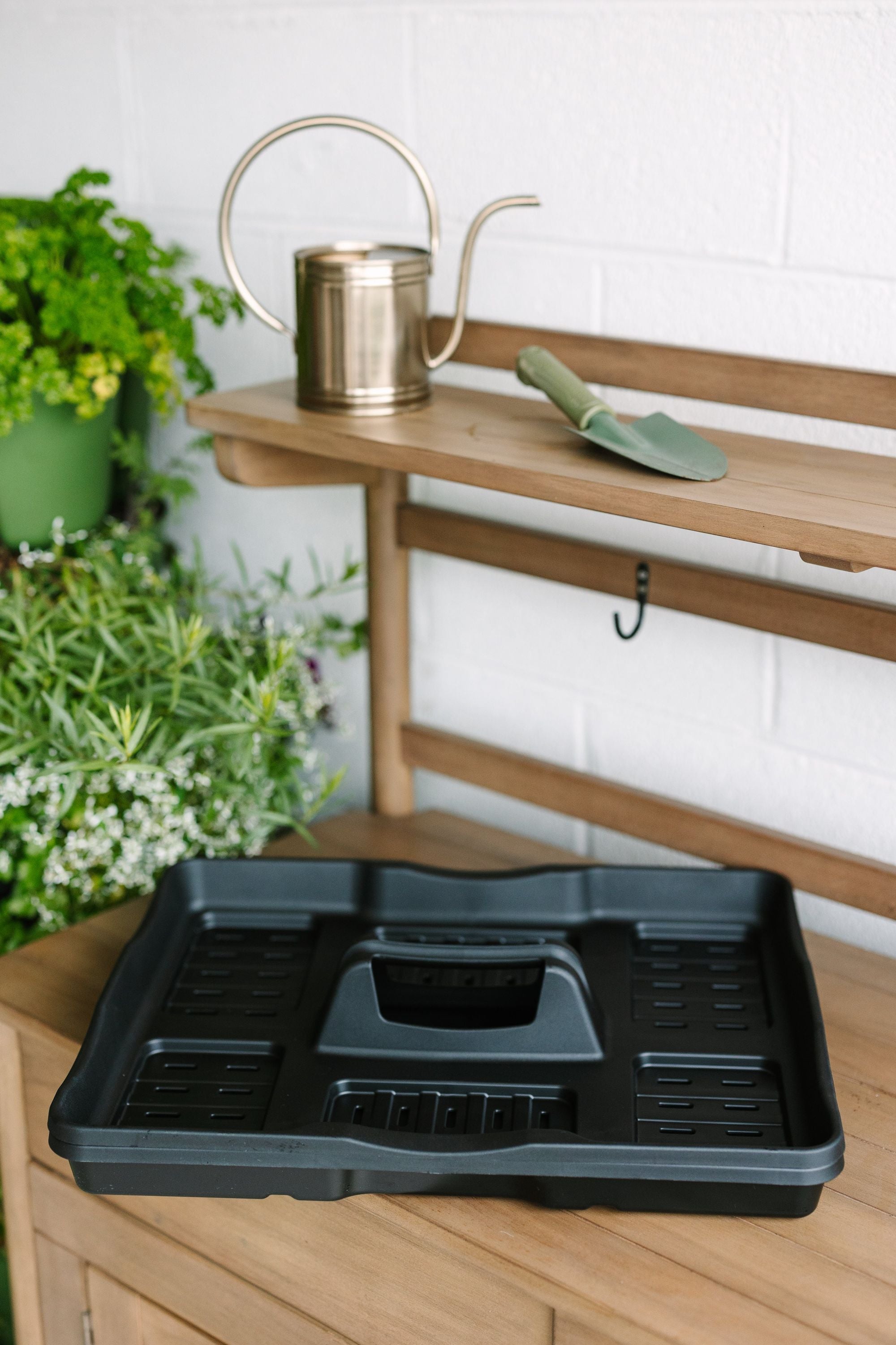 GreenStalk Carrier + Water Tray | Beautiful Black 