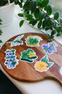 DISH// 2024 「GARDEN」 random sticker Amazon.com: BulbaCraft 100Pcs Garden Stickers, Gardening
