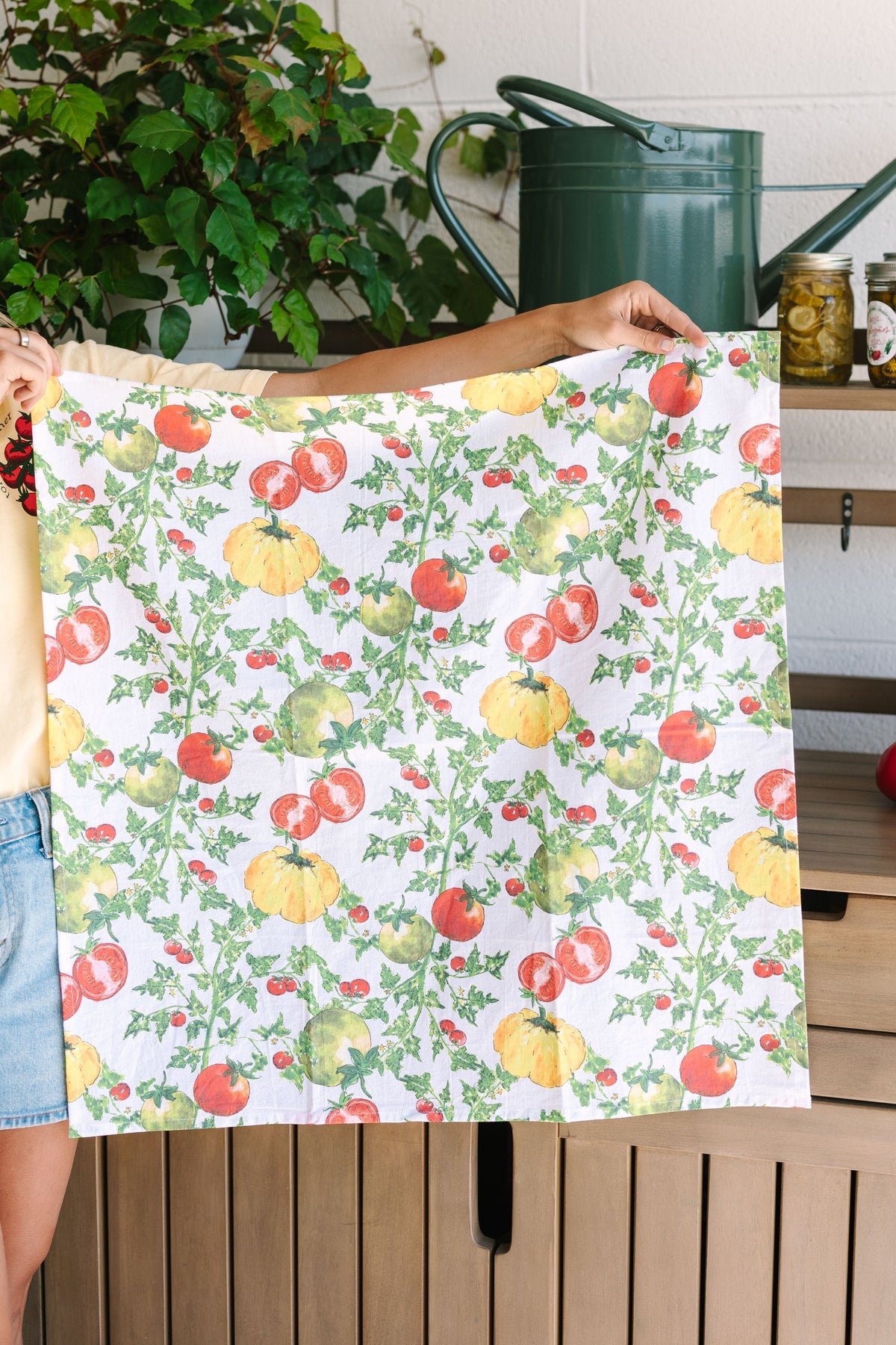 GreenStalk Tomato Print Sourdough Towel 