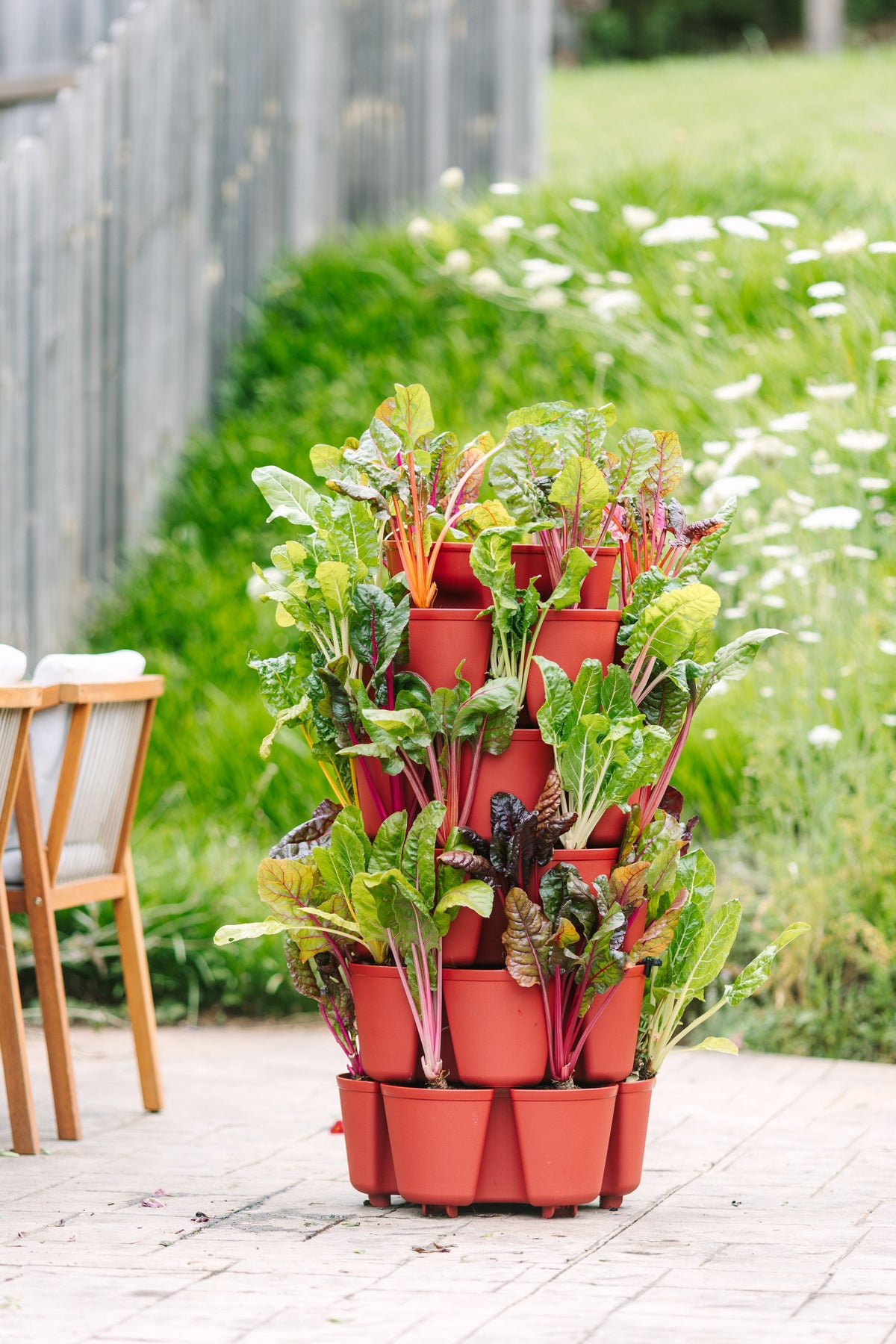 5 Tier GreenStalk Leaf Vertical Planter | Tomato (Basic Texture) 