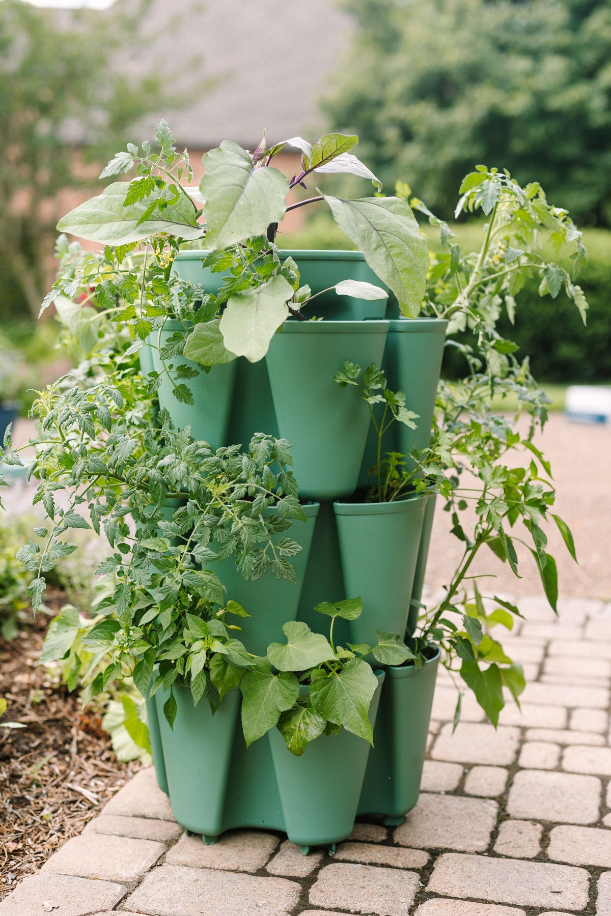 3 Tier GreenStalk Original Vertical Planter | Sage (Basic Texture) 