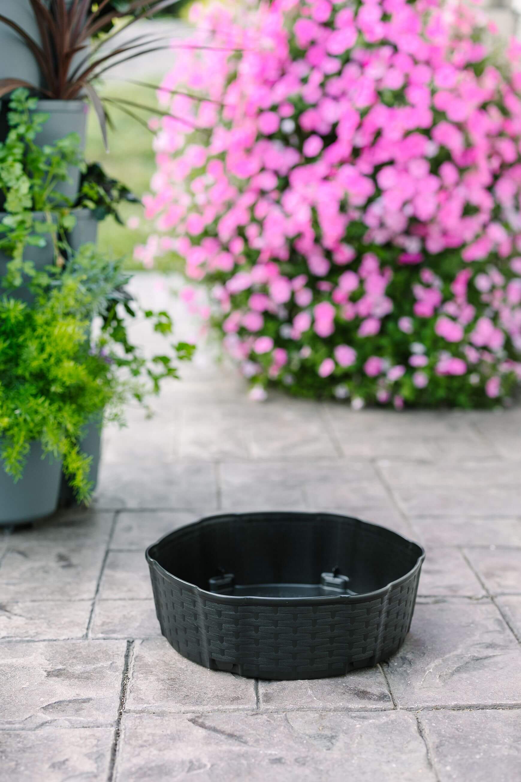 Top Water Reservoir | Beautiful Black (Basket Weave Texture) 