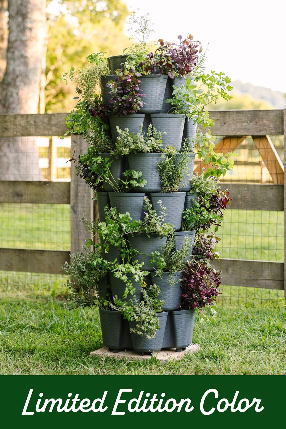 Vertical Planters - Basket Weave Texture | GreenStalk Garden