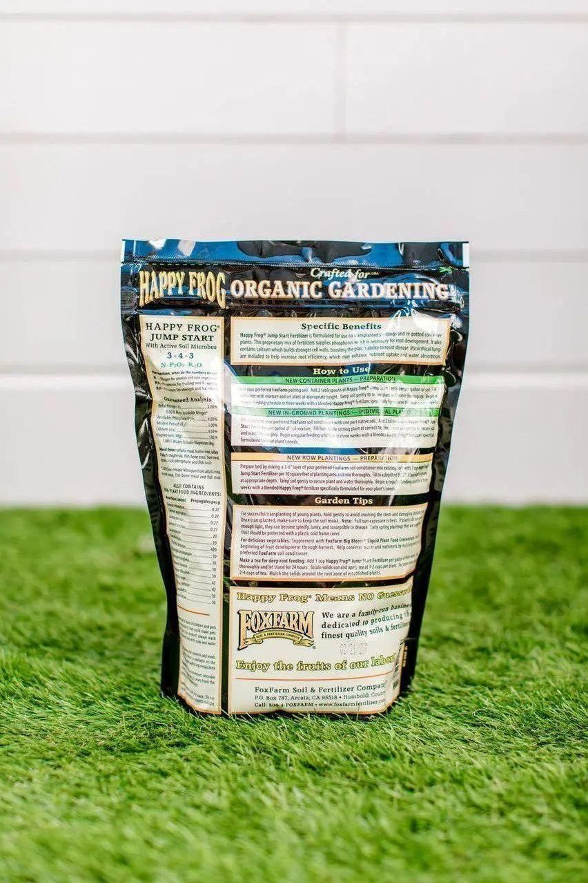 plant start fertilizer Fox Farm Organic Jump Start Fertilizer 3-4-3